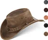 Buffalo Bill Herren Damen Western Cowboy Leder Hut Vintage Produktbild-Vorschau 1