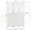 Paravent paroi de séparation 3 pièces pliable paroi Voir les images du produit 3