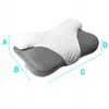 A diagram showing the dimensions of an orthopedic pillow with labels A, B, C, and D. Náhled obrázku produktu