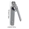 A close-up of a gray pet nail clipper with a digital display. Produktbild-Vorschau