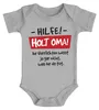 Baby Body Hilfe - holt Oma Sprüche lustig Baumwolle Jungen Produktbild-Vorschau 1