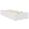 vidaXL Cadre de lit avec tête de lit Blanc 100 x 200 cm Voir les images du produit 5