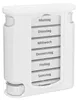 WELLGRO Tablettenbox 7 Tage 4 Fächer – Pillenbox & Produktbild-Vorschau 1