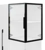 MODFU Doppelglas-Glasvitrine,Hochschrank Produktbild-Vorschau 6