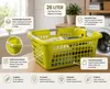 Wäschekorb Stabil Robust Wäschewanne Plastik Kunststoff Produktbild-Vorschau 2