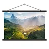 MuchoWow® Textilposter Berge - Pflanzen - Landschaft 90x60 Produktbild-Vorschau 1