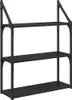 vidaXL Wandregal Wandhalterung Schwarz Eichen-Optik 60 x 21 Produktbild-Vorschau 1