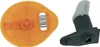 Two components of a coffee machine cleaning system are shown against a white background. Produktbild-Vorschau