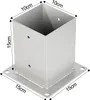 Izrielar Aufschraubhülse 100x100 mm Pfostenträger, 4er Set Produktbild-Vorschau 2