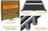 SONNI Handdoekradiator, handdoekdroger, 1800 x 400 mm, Productafbeelding-voorbeeld 4