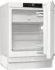 An open white refrigerator with shelves inside. Produktbild-Vorschau