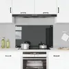 vidaXL Kuchynský backsplash Black 100x60 cm Tvrdené sklo Náhľad obrázku produktu 1