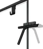 doporro Raclette de Douche avec Support Noir Mat 19x21cm Voir les images du produit 2