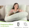 Topchances Coussin de grossesse Coussin d'allaitement 100% Voir les images du produit 6