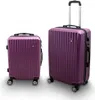 Two purple suitcases of different sizes are displayed against a white background. Produktbild-Vorschau
