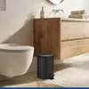 WENKO Kosmetik-Treteimer Leman in Schwarz 5 L Produktbild-Vorschau 2