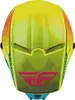 Fly Racing Kinetic Drift Motocross Helm, blau/gelb, M Produktbild-Vorschau 2