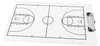 Basketball-Coaching-Board, PVC, trocken abwischbar, Produktbild-Vorschau 3