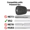 Autoschlüssel Funk Fernbedienung Austausch Gehäuse mit 2 Produktbild-Vorschau 2