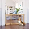 PawHut – dřevěná ohrada pro psy, výsuvná ochranná mřížka do Náhled obrázku produktu 2