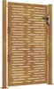 A standalone garden gate made of corten steel with a decorative pattern. Produktbild-Vorschau