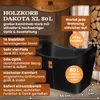 BLACK OAK DAKOTA XL Holzkorb 80L Schwarz mit Produktbild-Vorschau 2
