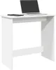 A white desk with a laptop and a tablet on it, against a white background. Podgląd zdjęcia produktu