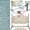 KESSER® Zustellbett Hubi 3in1 Baby Beistellbett Reisebett Produktbild-Vorschau 2