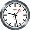 Peweta Wanduhr Bahnhof O 30 cm silber Produktbild-Vorschau 3