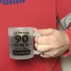 Witziger Glas Tasse für den 90. Geburtstag mit Motiv: Produktbild-Vorschau 6