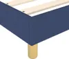 Cadre de lit sans matelas Bleu 140x200 cm Tissu Voir les images du produit 6