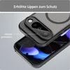 Close-up view of a phone case with a camera protection feature. Produktbild-Vorschau
