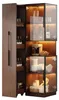 Vitrine AIORBER de 160 cm de haut avec éclairage LED et Voir les images du produit 1