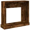 vidaXL Bordure de cheminée chêne fumé 100x30x87,5 cm Voir les images du produit 6