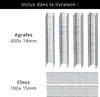 Monzana Agrafeuse cloueuse électrique 400 agrafes et 100 Voir les images du produit 2