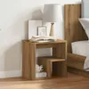 vidaXL Noční stolek Artisan dub 40x30x40 cm materiál na Náhled obrázku produktu 4