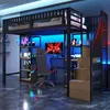 Hochbett mit RGB LED-Streifen, Schreibtisch, Lattenrost, Produktbild-Vorschau 1