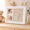 Baby Hand- & Fußabdruck Bilderrahmen Set – Erinnerungen für Produktbild-Vorschau 2