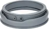 A gray rubber door seal for a front-loading washing machine. Produktbild-Vorschau