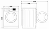 Privileg PMWF 954A Waschmaschine 9kg Steam Quick Cycles Produktbild-Vorschau 5