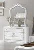 Barock Schlafzimmer Set Luisa in Weiß / Silber Produktbild-Vorschau 2