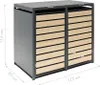 Westmann Metall Mülltonnenbox Lacina 2x240 L Produktbild-Vorschau 7