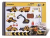 Maisto 12376 - Set di 6 veicoli da costruzione Volvo (8 cm) Anteprima dell’immagine prodotto 1