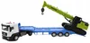LKW Tieflader mit Kran Spielzeug Set - Licht & Sound für Produktbild-Vorschau 5