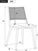 Flieks Rattan Esszimmerstühle 4er Set, Esstischstühle Produktbild-Vorschau 7