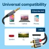 MMOBIEL Chinch auf Klinke 3.5mm Aux Kabel – 3.5mm zu 2 RCA Produktbild-Vorschau 3