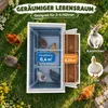 PawHut Hühnerstall aus Tannenholz, Hühnerhaus mit Produktbild-Vorschau 4