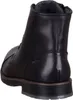 A black leather boot shown from the back. Produktbild-Vorschau