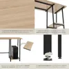 Table de bureau Paisley 120x50x73,5cm - Bois clair Voir les images du produit 4