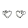 Hot Diamonds DE605 Damen-Ohrringe Herz Silber mit Diamanten Togetherness 1 Produktbild-Vorschau